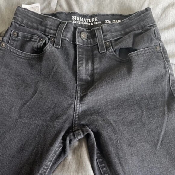 Signature Denim - black levi jeans